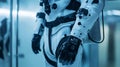 Advanced Hydrostatic Pressure Suit for Deep Underwater Exploration Royalty Free Stock Photo