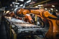 Advanced IIoT: Industrial Robot Arm Seamlessly Integrated in Modern Factory Network