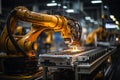 Advanced IIoT: Industrial Robot Arm Seamlessly Integrated in Modern Factory Network