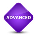 Advanced elegant purple diamond button