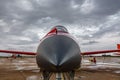 Advanced jet trainer CASA C-101 Aviojet, known as Eagle Patrol, front view