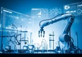 Advanced laboratory automation Royalty Free Stock Photo