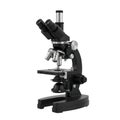 Advanced laboratory microscope with multiple lens options Royalty Free Stock Photo