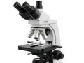 Advanced laboratory microscope with multiple lenses and adjustable features Royalty Free Stock Photo