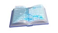 Advanced Learning Open Book Digital Knowledge Vector Art, vector design Generative AI Royalty Free Stock Photo