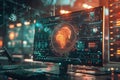 Advanced malware detection on screen highlighting antivirus efforts to secure against sophisticated cyber attacks