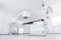 Advanced medical linear accelerator in the therapeutic oncology Royalty Free Stock Photo