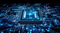 Advanced Microchip Technology, Computer Processor Innovation Royalty Free Stock Photo