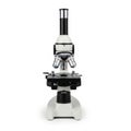 Advanced microscope setup isolated on white background Royalty Free Stock Photo