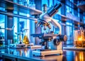 Advanced Microscopy Research Unveiling Microscopic Details with Stunning Depth of Field