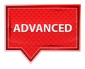 Advanced misty rose pink banner button