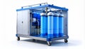 Advanced Mobile Water Purification Unit Royalty Free Stock Photo