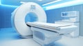 advanced mri or ct scan medical diagnosis machine at hospital lab. ai generative Royalty Free Stock Photo