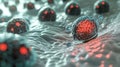 Advanced nanotechnology depicting cellular structures