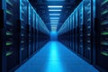 Advanced Network Infrastructure System using Data Center Visualization, Server Racks, and Cloud Computing