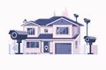 Advanced networking safeguards seniors with secure IP protection, quick connectivity, and camera sensors in private home networks