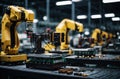 Advanced printed circuit board with components electronics Assembly Line