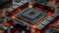 Advanced Processor Socket on High-Tech Circuit Board
