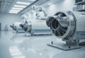 Advanced propulsion chambers in a launch systems testing facility Royalty Free Stock Photo