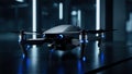 Advanced Quadcopter Drone in Futuristic Setting Royalty Free Stock Photo