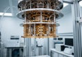 Advanced quantum computer technology in a modern laboratory setting