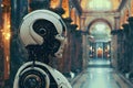 Advanced Robot Design, Exploring Mechanical Engineering Marvels in Architectural Settings, Showcasing Technological