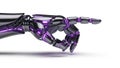 Advanced robotic hand pointing Royalty Free Stock Photo