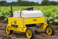 Advanced robotic vegetable harvesting system operating in a lush and bountiful agricultural field