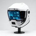 Advanced Sci-Fi Helmet with Heads-Up Display Royalty Free Stock Photo