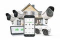 Advanced security cameras enhance surveillance systems for better monitoring and comprehensive safeguarding.