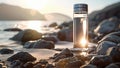 An advanced smart water bottle that measures and adjusts the pH mineral levels and oxygenation of your water for optimal