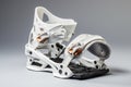 advanced snowboard bindings with quick-release system on snow