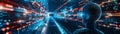 Advanced sovereign AI orchestrating complex network operations. Real-time optimal performance and efficiency. Sovereign AI