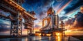 Advanced Space Launch Complex Design A Futuristic Architectural Vision for the Future of Space Exploration