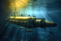 advanced submarine using solar energy panels