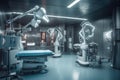 advanced surgical robotic arm in operation room
