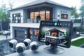 Advanced surveillance systems integrate CCTV, smart cameras, and lighting into a reliable network using secure wireless protocols.