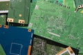 Advanced Technology Concept. Circuit Board CPU Processor Microchip Starting Artificial Intelligence Digitalization of