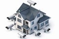 Advanced technology in connected surveillance systems uses smart alarms to visually confirm security and deter perimeter intrusion