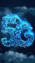 Advanced text 5G revolution, innovative data technologies that revolutionise the way we communicate, enabling instant