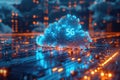 Advanced text 5G revolution, innovative data technologies that revolutionise the way we communicate, enabling instant