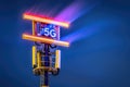 Advanced text 5G revolution, innovative data technologies that revolutionise the way we communicate, enabling instant