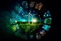 Advancing Sustainable Goals. Green Energy and Circular Economy. Wind energy