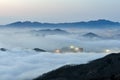 Advection fog Royalty Free Stock Photo