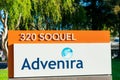 Advenira sign at Advenira Enterprises headquarters in Silicon Valley