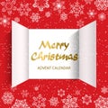 Advent Calendar Doors opening Royalty Free Stock Photo