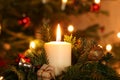 Advent Candle Royalty Free Stock Photo