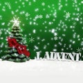 1. Advent - gifts - green - Snow