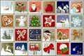 Advent stamp Calendar