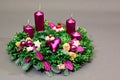 Advent wreath decoration